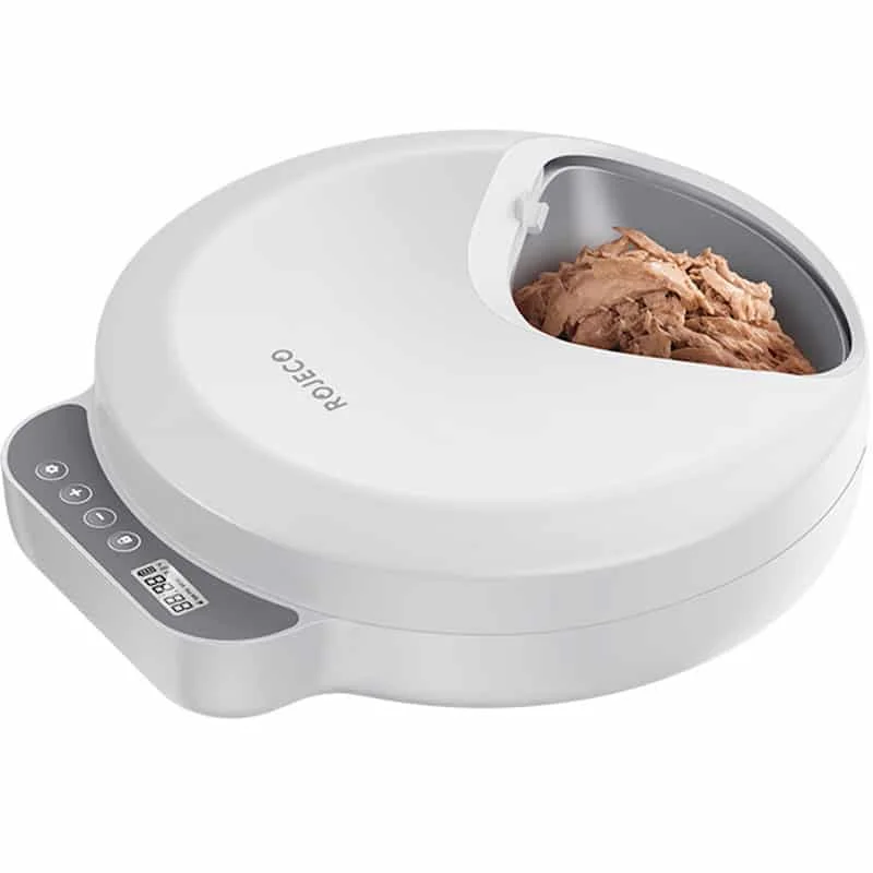 Φωτογραφία προϊόντος: Rojeco F26 4 Meals Cat Feeder Button Version with 2 Ice Packs (white)