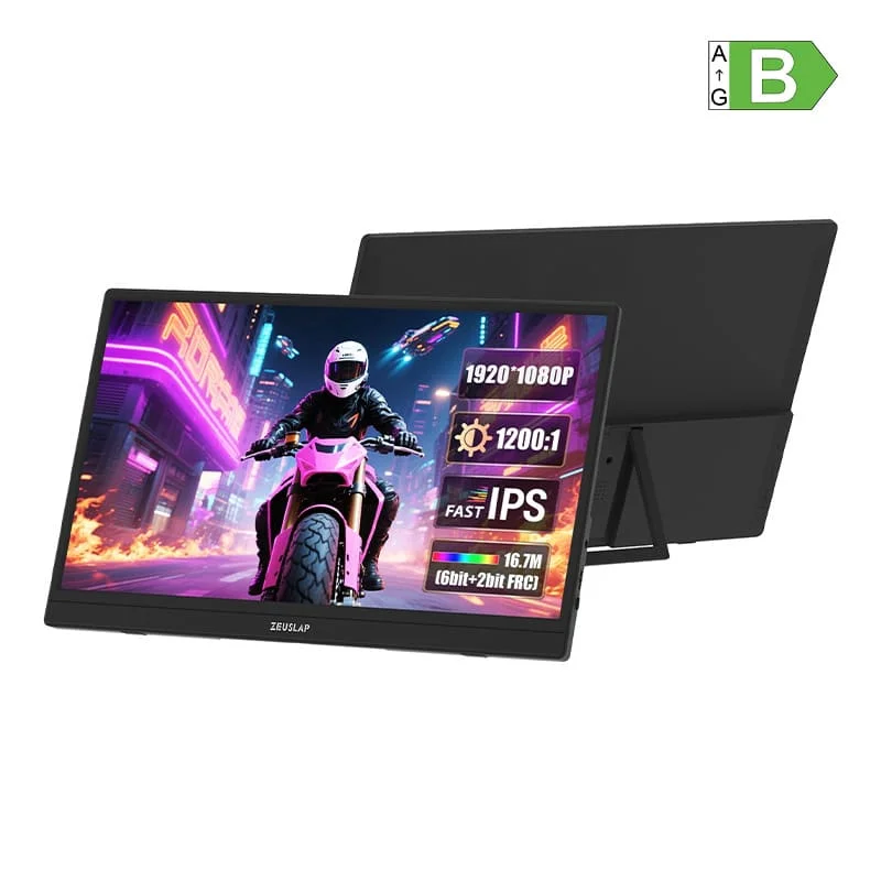 Φωτογραφία προϊόντος: ZEUSLAP ZB156 15.6" (Plastic) Portable Monitor