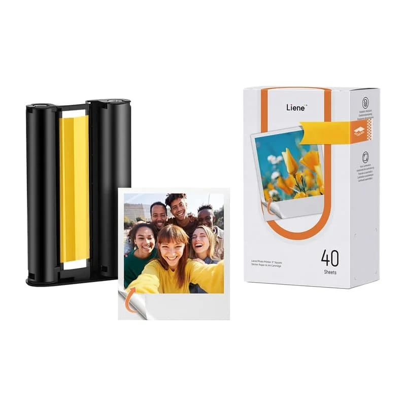 Φωτογραφία προϊόντος: Liene Amber 3x3 Square Sticky Photo paper 40 sheets & 1