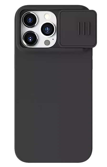 Φωτογραφία προϊόντος: NILLKIN θήκη CamShield Silky Magnetic Silicone, iPhone 15 Pro Max, μαύρη