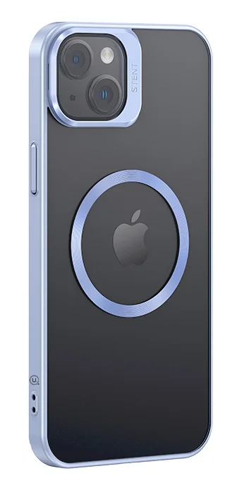 Φωτογραφία προϊόντος: USAMS θήκη Geying US-BH856 για iPhone 15 Plus, διάφανη/μπλε