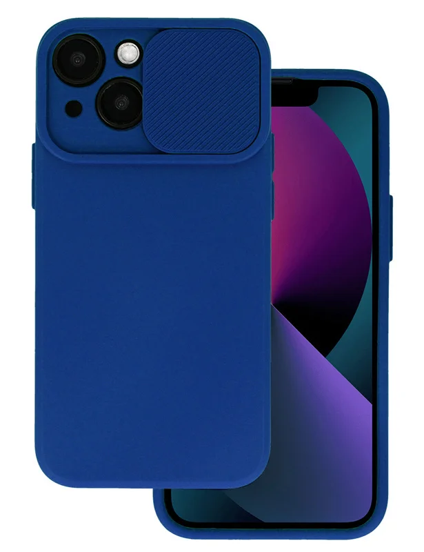 Φωτογραφία προϊόντος: POWERTECH Θήκη Camshield Soft MOB-1937 για iPhone 14 Plus, μπλε