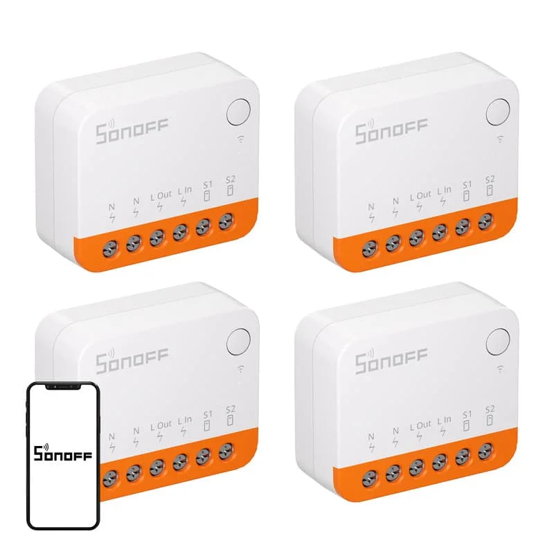 Φωτογραφία προϊόντος: SONOFF Smart Switch MINIR4 (Extreme) 4Pack