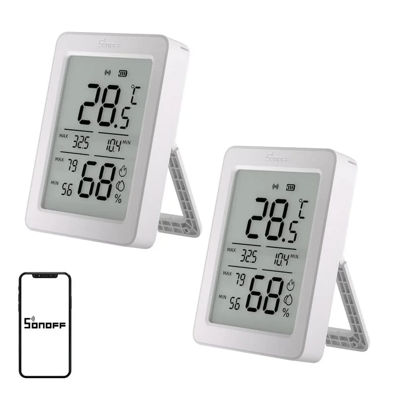 Φωτογραφία προϊόντος: SONOFF Zigbee T&H Sensor-AirGuard (battery) 2Pack