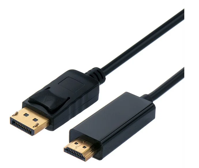 Φωτογραφία προϊόντος: Καλώδιο DisplayPort M to HDMI M HDTV black 3m - (S3682)