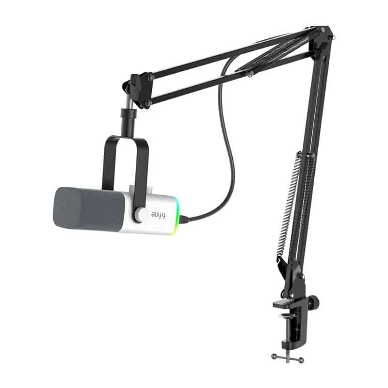 Φωτογραφία προϊόντος: Fifine Gaming microphone AM8TW with boom arm (white)