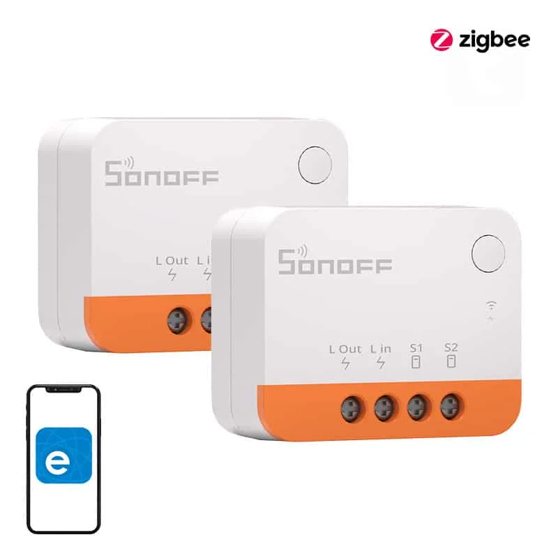 Φωτογραφία προϊόντος: Smart mini ZigBee Switch Sonoff ZBMINIL2 (2 pcs)