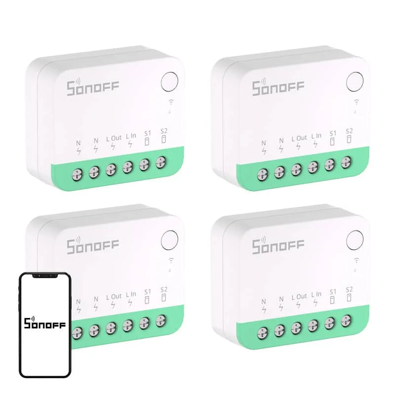 Φωτογραφία προϊόντος: SONOFF Smart Switch MINIR4M (Extreme) 4Pack