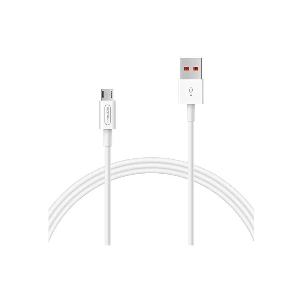 Φωτογραφία προϊόντος: Καλώδιο USB MICRO-USB EZRA DC72MC 5A για Φόρτιση + μεταφορά δεδομένων 1.2m