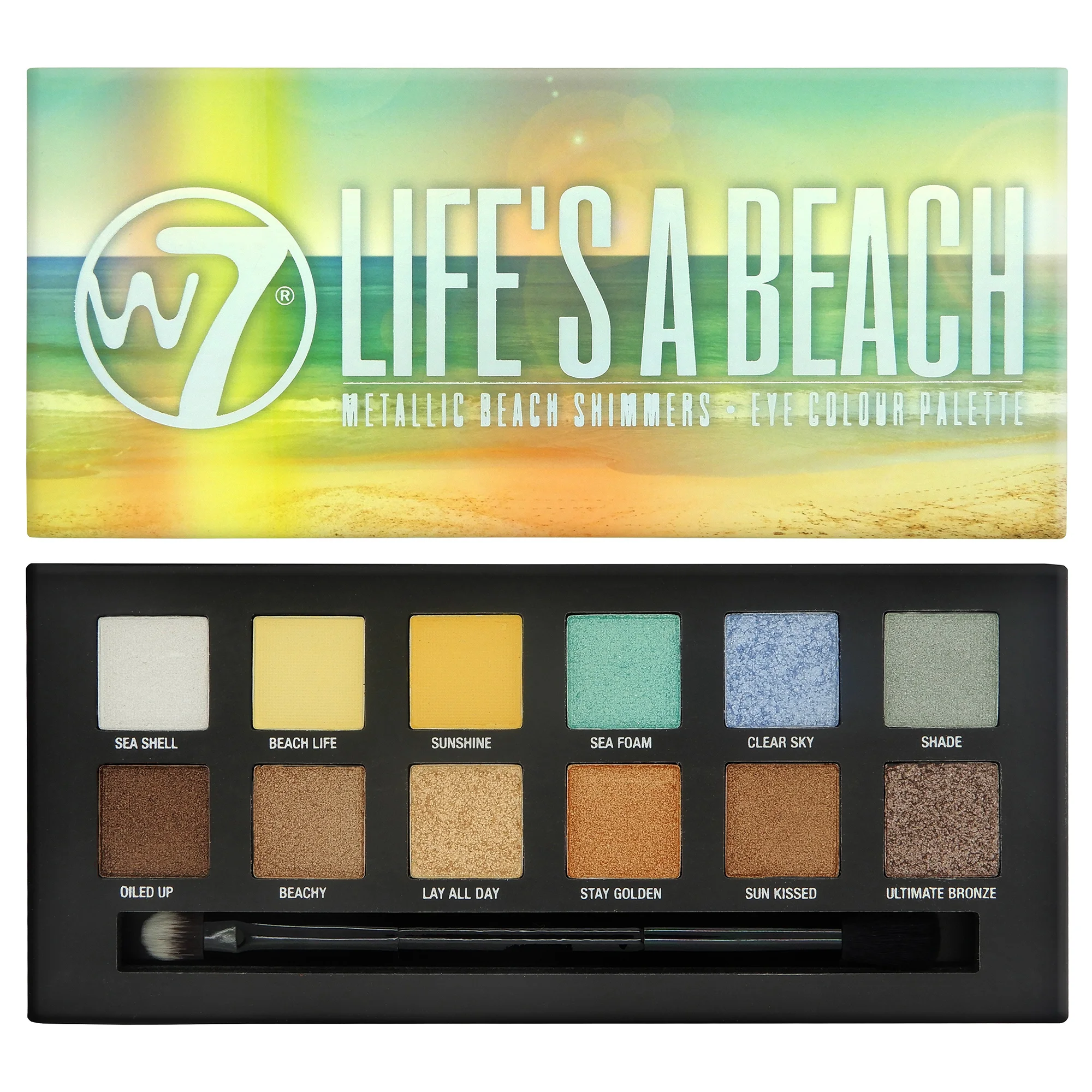 Φωτογραφία προϊόντος: W7 Cosmetics W7 Life's A Beach Eyeshadow Palette (9,6gr)