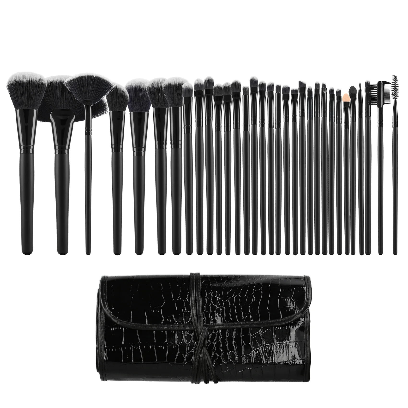 Φωτογραφία προϊόντος: Tools For Beauty 32Pcs Makeup Brush Set with Pouch - Black