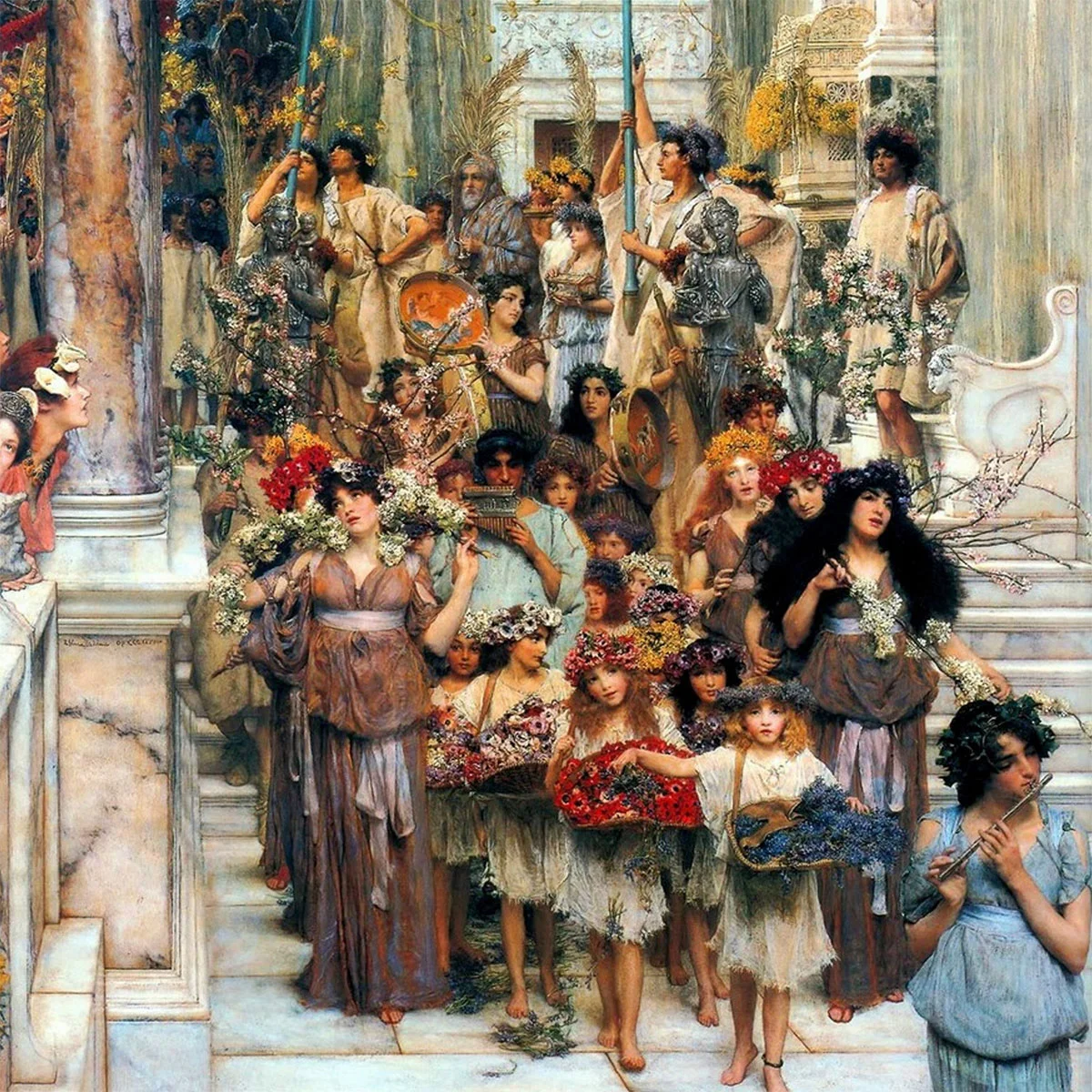 Φωτογραφία προϊόντος: Πίνακας ζωγραφικής σε καμβά Spring Alma Tadema