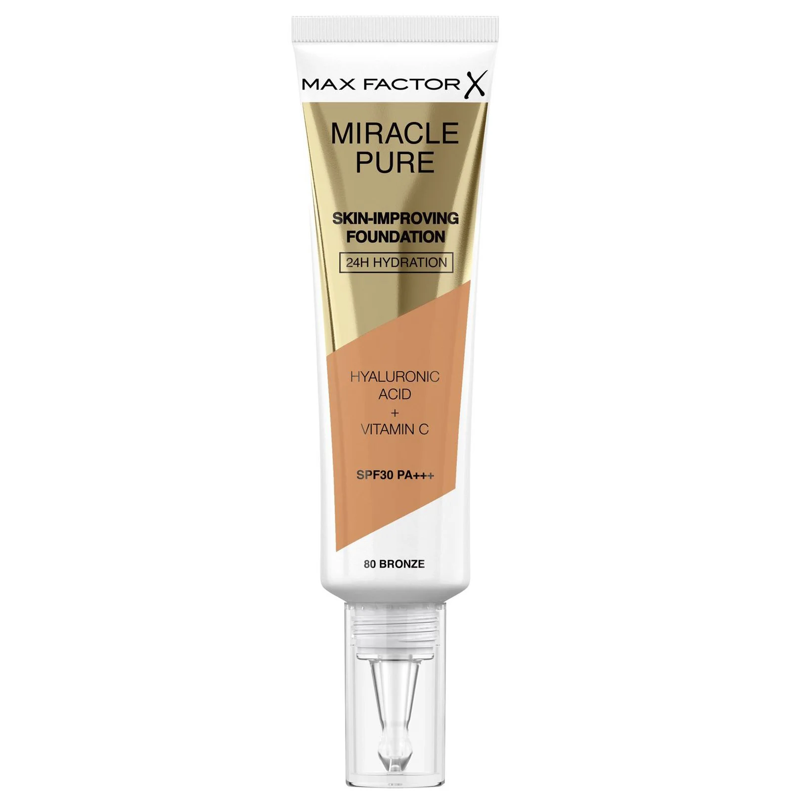 Φωτογραφία προϊόντος: Max Factor Miracle Pure Skin-Improving Foundation - 80 Bronze (30ml)