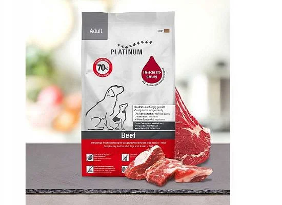Φωτογραφία προϊόντος: PLATINUM ADULT Μοσχάρι & Πατάτα Μαγειρευτή (FSG) Ξηρά Τροφή Σκύλου 5kg