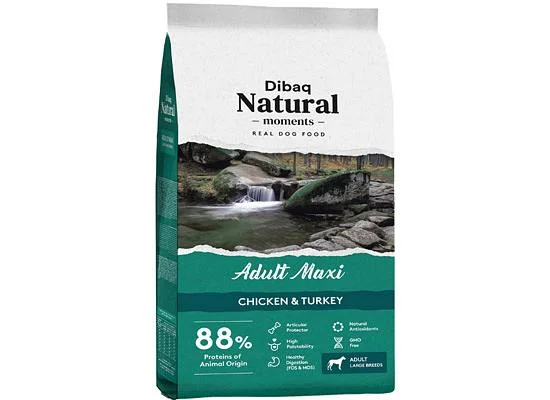 Φωτογραφία προϊόντος: Dibaq Natural Moments Adult Maxi chicken & Turkey Μεγάλο 15kgr
