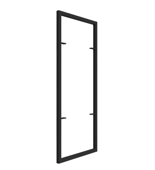 Φωτογραφία προϊόντος: ΣΥΣΤΗΜΑ MODULAR ΠΛΑΙΣΙΟ ΡΑΦΙΕΡΑΣ FINETTO ΜΑΥΡΟ ΜΑΤ 640mm