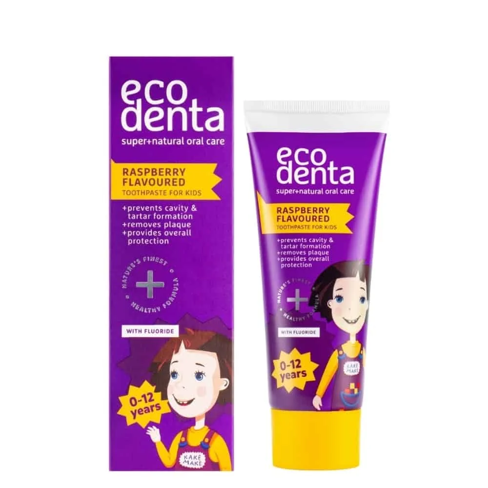 Φωτογραφία προϊόντος: OEM Ecodenta NELLY JELLY Raspberry Flavoured Toothpaste for Kids 75ml – Παιδική Οδοντόκρεμα με Γεύση Βατόμουρο
