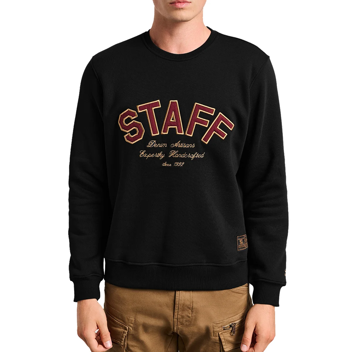 Φωτογραφία προϊόντος: STAFF - KORBIN CREW NECK SWEATER - 64-109.054 BLACK Μαύρο