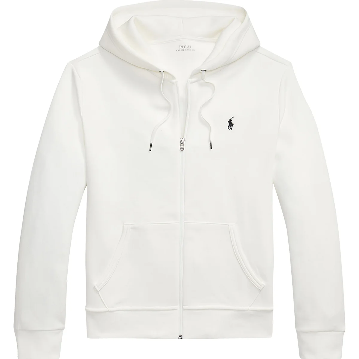 Φωτογραφία προϊόντος: POLO RALPH LAUREN - DOUBLE KNIT FULL ZIP HOODIE - 710881517-083 WHITE Λευκό
