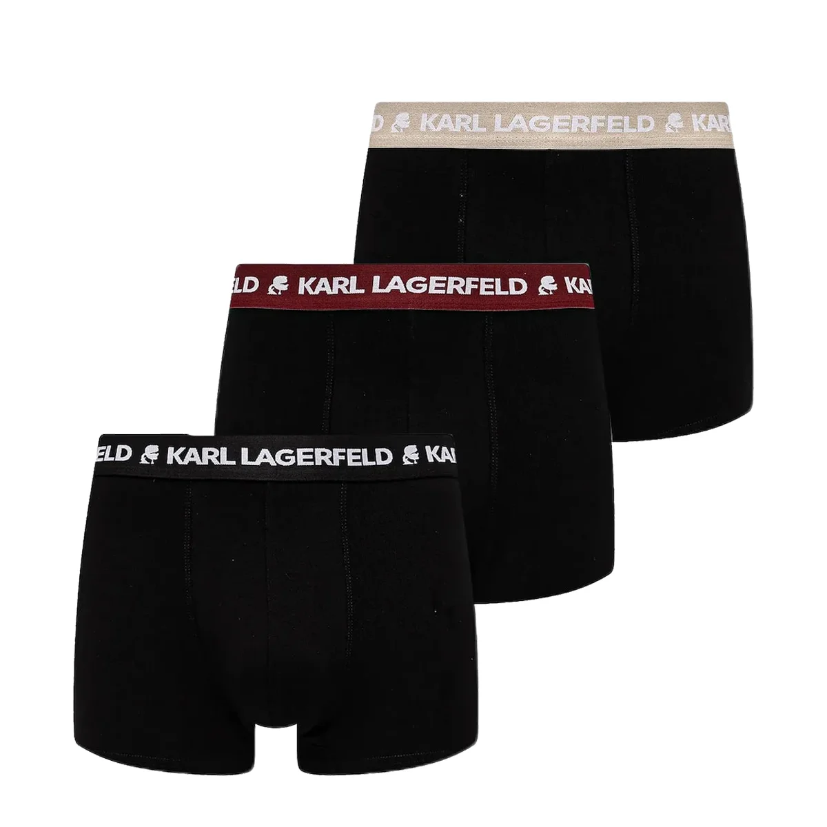 Φωτογραφία προϊόντος: KARL LAGERFELD - LOGO TRUNK COLORBAND - A1M47021-1PT CHATEU GREY/CABERNET/BLACK Μαύρο