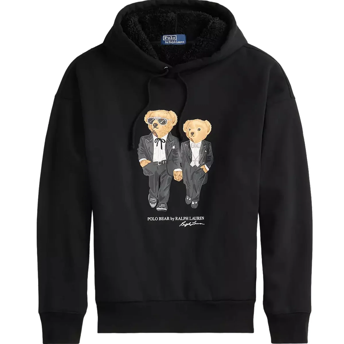 Φωτογραφία προϊόντος: POLO RALPH LAUREN - THE RALPH + RICKY TUXEDO BEAR HOODIE - 710981802-001 POLO BLACK Μαύρο