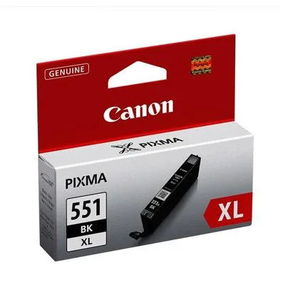 Φωτογραφία προϊόντος: Γνήσιο μελάνι Canon CLI-551 BK XL (6443B001) (Black Photo)