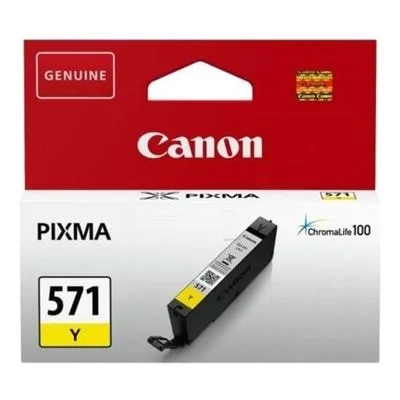 Φωτογραφία προϊόντος: Γνήσιο μελάνι Canon CLI-571 Y (0388C001) (Yellow)