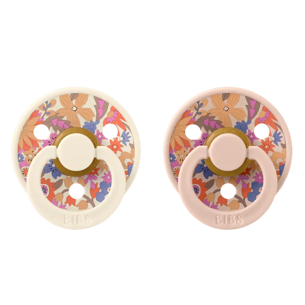 Φωτογραφία προϊόντος: BIBS ΠΙΠΙΛΕΣ LIBERTY 2 PACK No 1 JUNE BLOSSOM BLUSH MIX