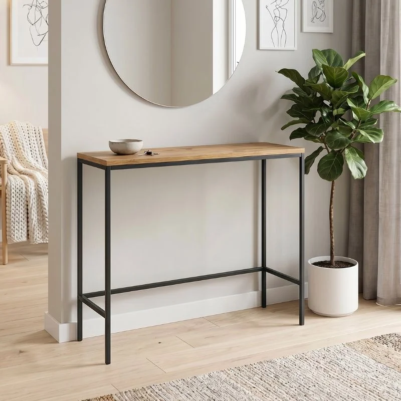 Φωτογραφία προϊόντος: Κονσόλα Canva Megapap χρώμα atlantic pine 100x30x80εκ.