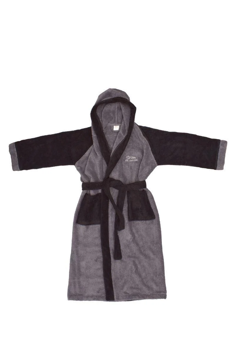 Φωτογραφία προϊόντος: DIMcol ΜΠΟΥΡΝΟΥΖΙ HAPPY SMILE kids Cotton 100% Dark Grey