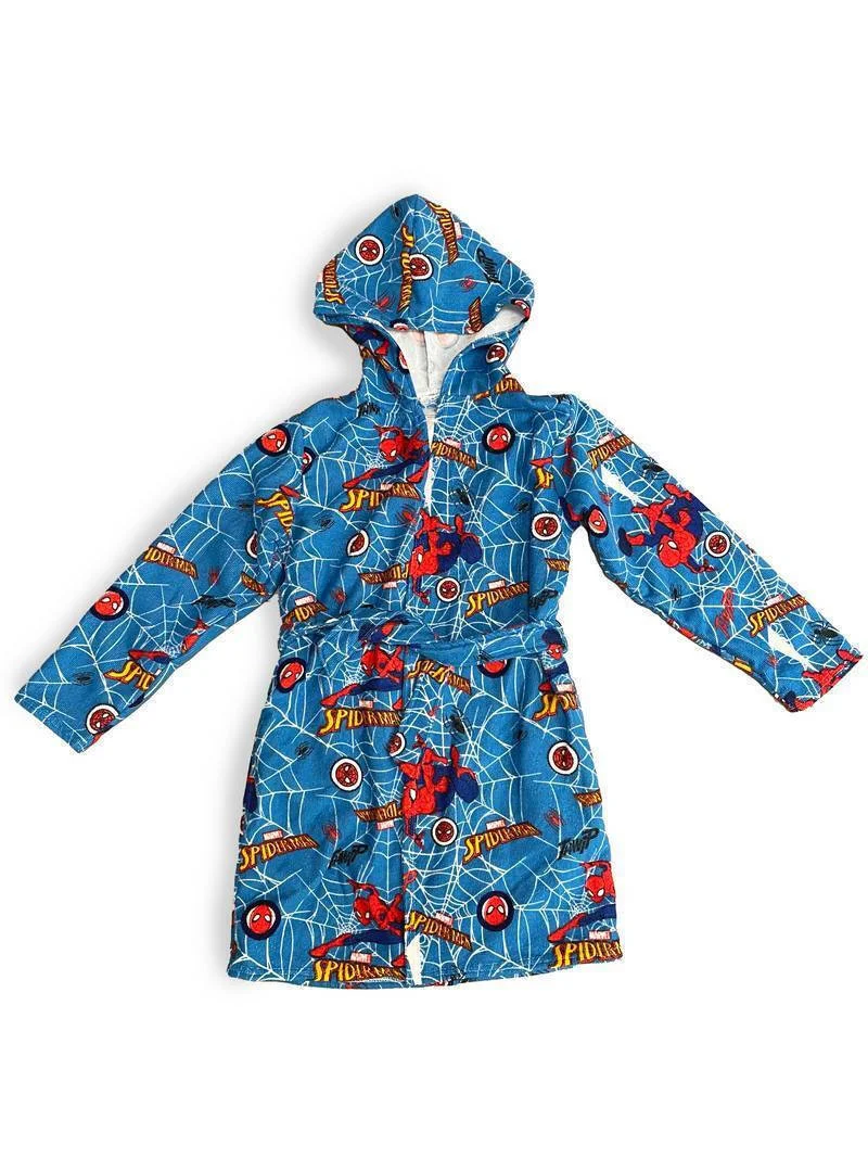 Φωτογραφία προϊόντος: Disney Home Μπουρνούζι Marvel Spider-Man Sky Blue 100% Microfiber Dark Blue