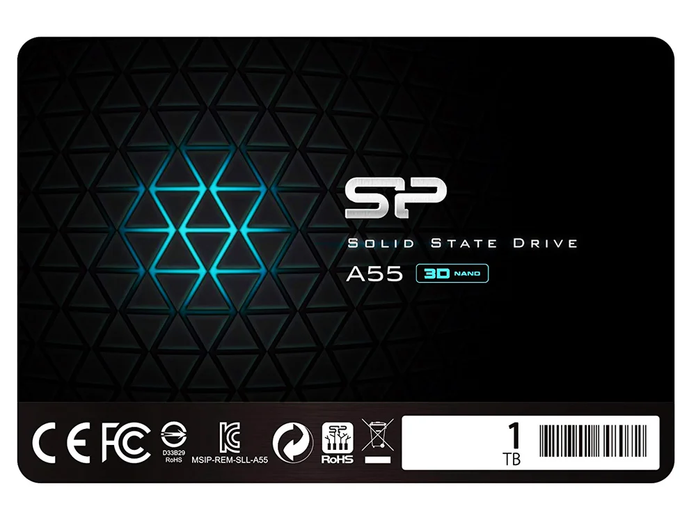 Φωτογραφία προϊόντος: SILICON POWER SSD A55 1TB, 2.5", SATA III, 560-530MB/s 7mm, TLC