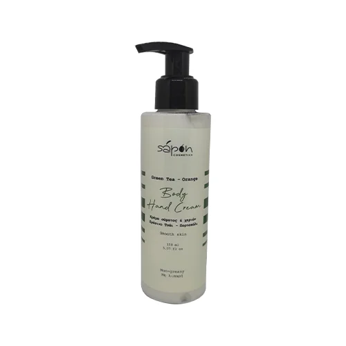 Φωτογραφία προϊόντος: Sapon Green tea-Orange Body Cream 150ml