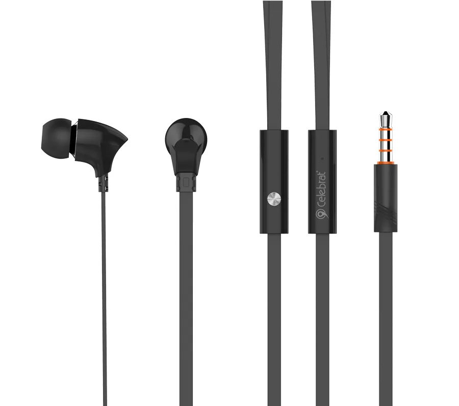 Φωτογραφία προϊόντος: CELEBRAT Earphones με μικρόφωνο G3, on/off, 10mm, 1.2m, μαύρα