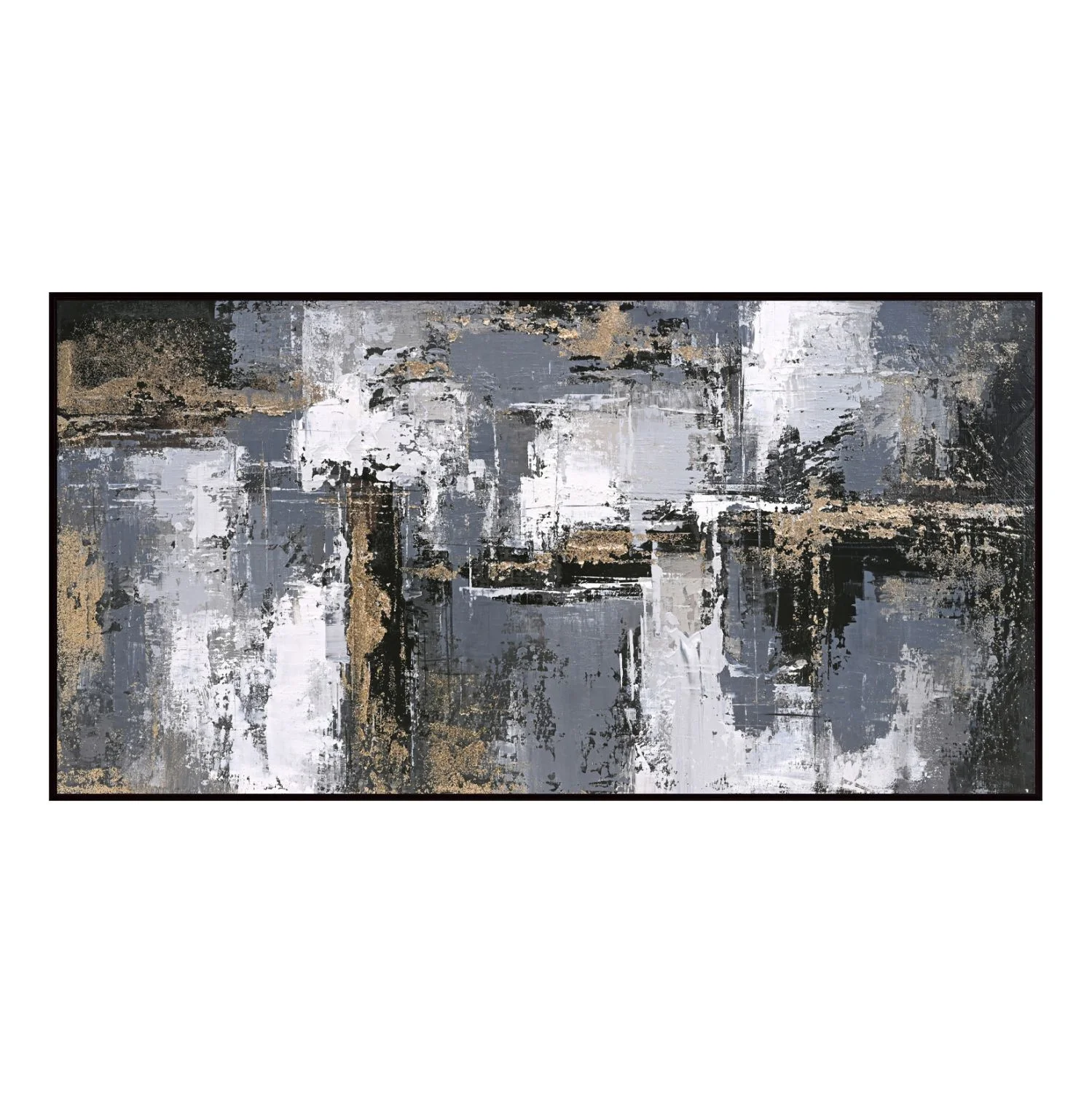 Φωτογραφία προϊόντος: FreeBox ΠΙΝΑΚΑΣ ΤΟΙΧΟΥ ABSTRACT FB94576 ΜΕ ΚΟΡΝΙΖΑ ΜΑΥΡΗ-ΚΑΜΒΑΣ 142x4.5x72Υεκ