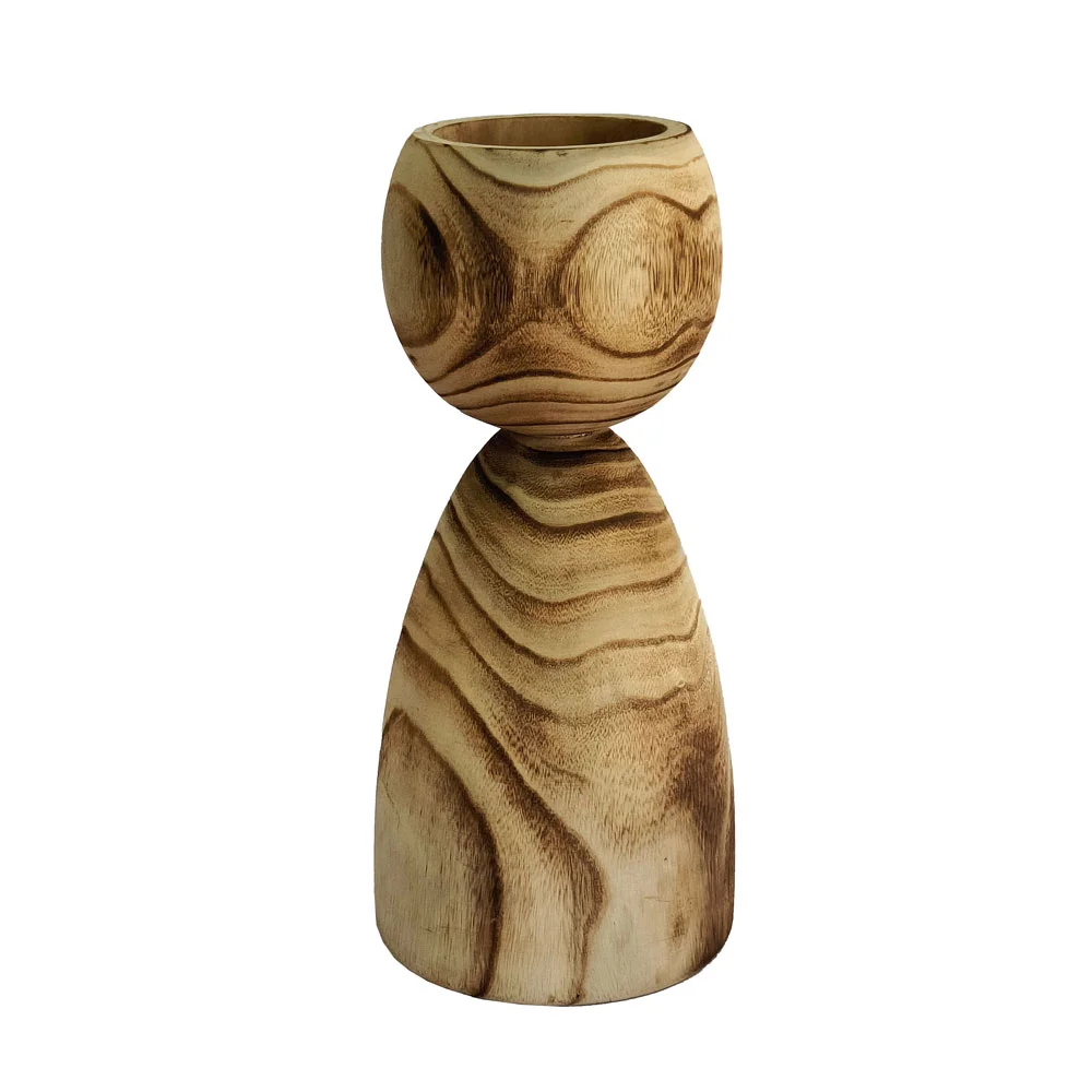 Φωτογραφία προϊόντος: KENGO ΒΑΖΟ 15x15x34cm ΞΥΛΟ ΦΥΣΙΚΟ