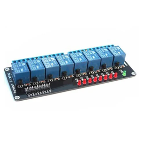 Φωτογραφία προϊόντος: 8 channel 5V relay module with relay status indicator led Ρελέ
