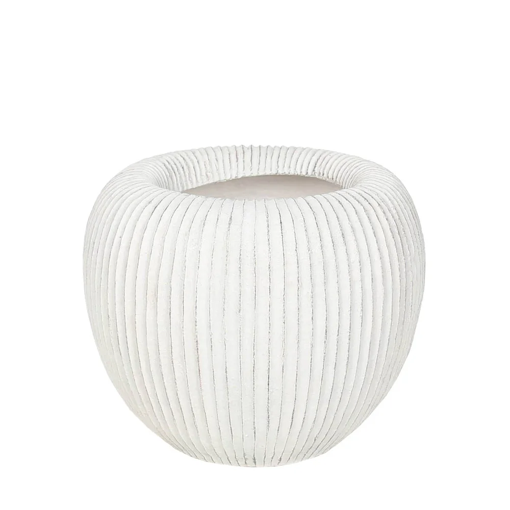 Φωτογραφία προϊόντος: NIREAS ΒΑΖΟ 43x43x34cm MgO ΛΕΥΚΟ