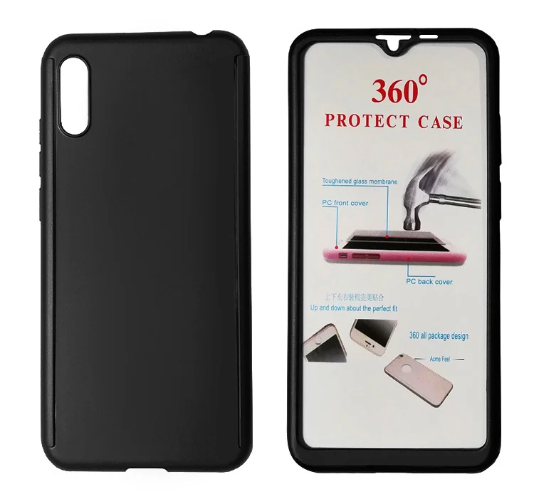 Φωτογραφία προϊόντος: POWERTECH Θήκη Body 360° Tempered Glass, Huawei Y5 2019/Honor 8S, μαύρη