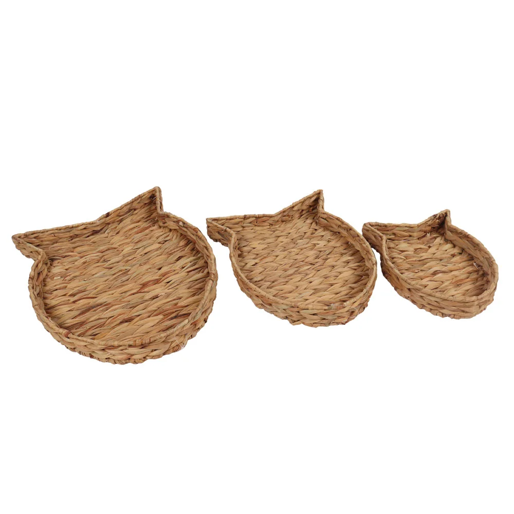Φωτογραφία προϊόντος: KEA ΔΙΣΚΟΣ SET 3ΤΜΧ 50x38x8cm SEAGRASS ΦΥΣΙΚΟ