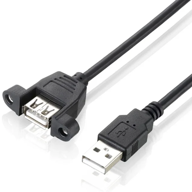 Φωτογραφία προϊόντος: USB 2.0 Male to Female Extension Cable With Screw