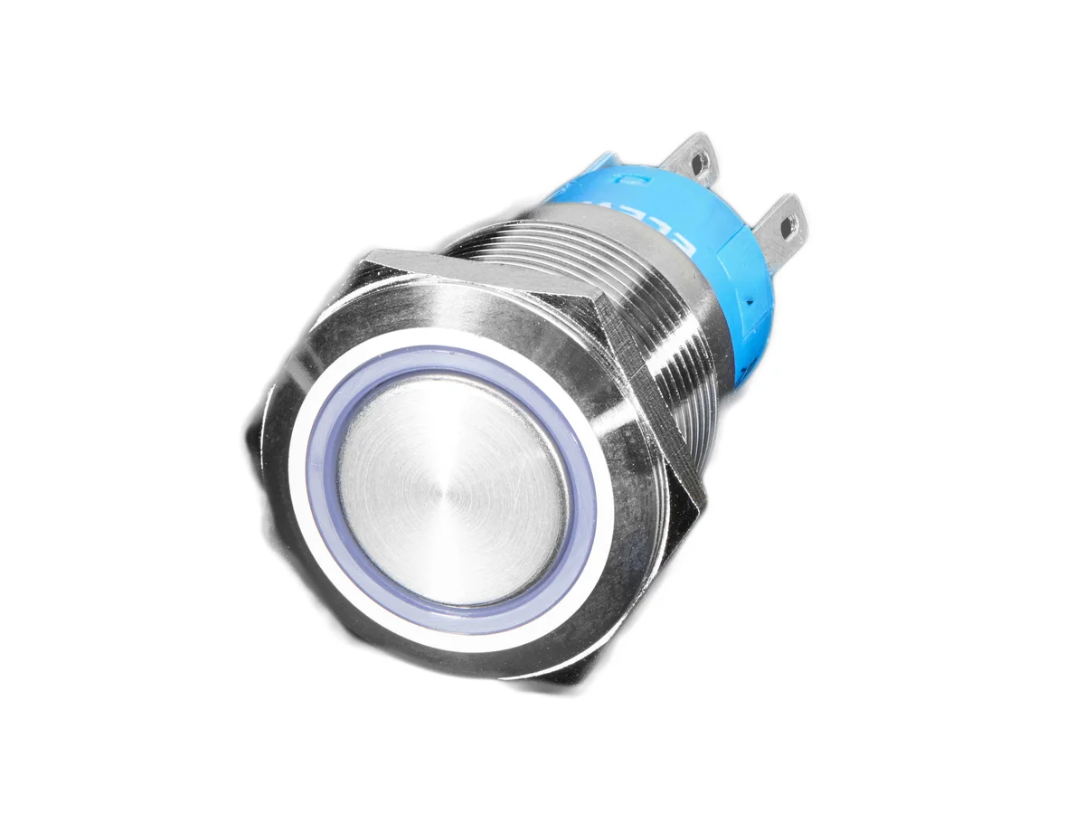 Φωτογραφία προϊόντος: Rugged Metal On/Off Switch - 19mm 6V RGB On/Off