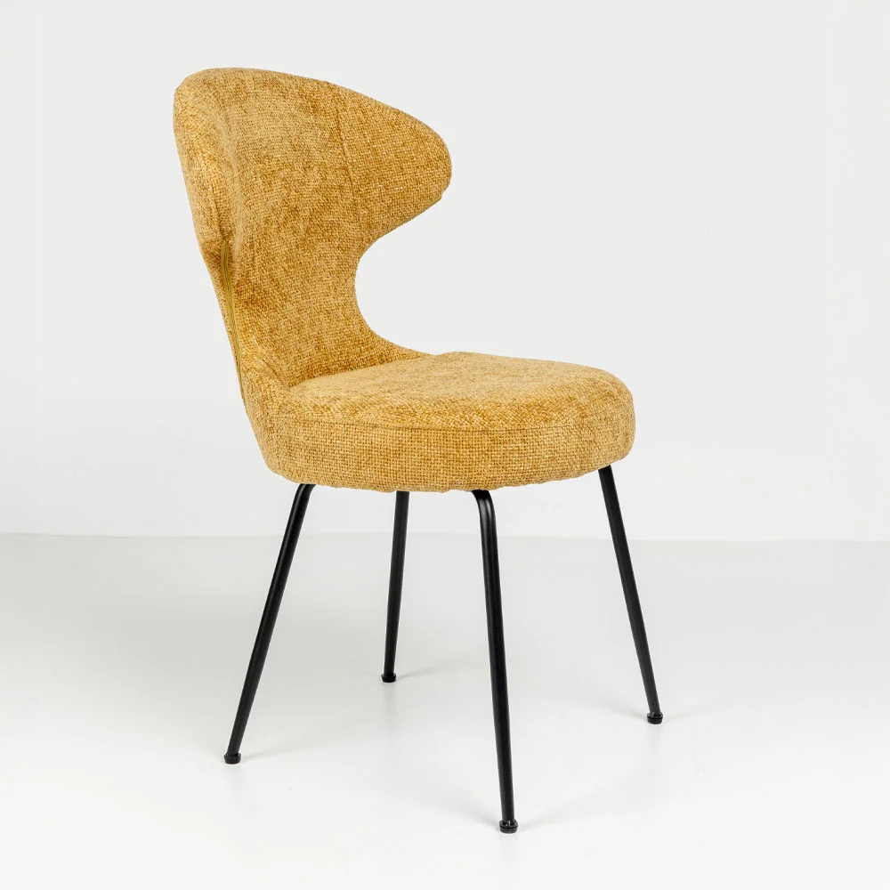 Φωτογραφία προϊόντος: FUNGO ΚΑΡΕΚΛΑ LEMON ΜΑΥΡΟ 56x57x91cm
