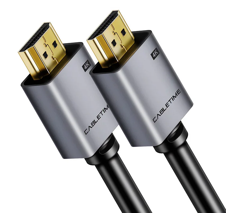 Φωτογραφία προϊόντος: CABLETIME καλώδιο HDMI 2.0 AV566, 4k/60hz, 1m, μαύρο
