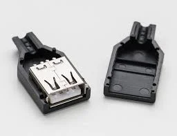 Φωτογραφία προϊόντος: Adafruit USB DIY Connector Shell - Type A Socket