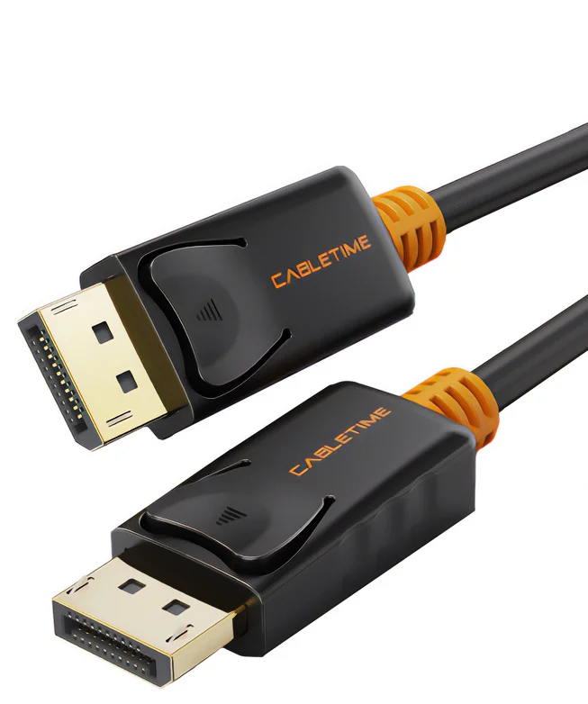 Φωτογραφία προϊόντος: CABLETIME καλώδιο Displayport AV585, 1.2v, 4k/60hz, 1m, μαύρο