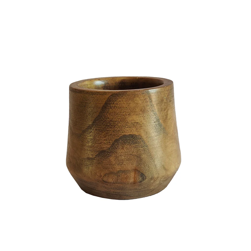 Φωτογραφία προϊόντος: CEDAR ΒΑΖΟ 23x23x20cm ΞΥΛΟ ΚΑΦΕ
