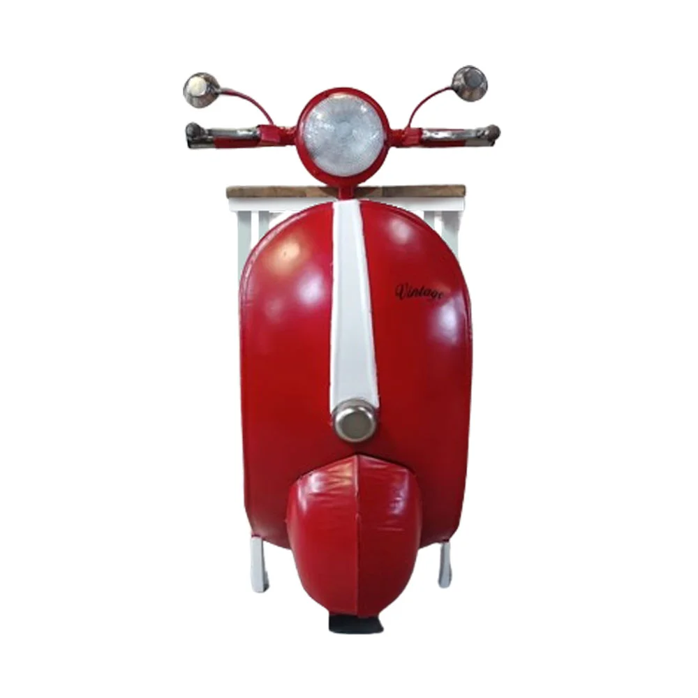Φωτογραφία προϊόντος: MINI VESPA SIDE TABLE ΜΕ ΡΑΦΙΑ ΚΟΚΚΙΝΟ ΛΕΥΚΟ ΦΥΣΙΚΟ 61x45x88cm