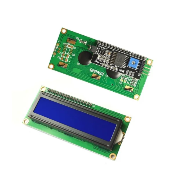 Φωτογραφία προϊόντος: IIC/I2C 1602 LCD Blue Screen With adapter 16X2 Character
