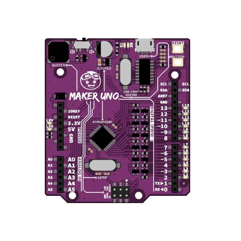 Φωτογραφία προϊόντος: Maker UNO: Simplifying Arduino for {Education}